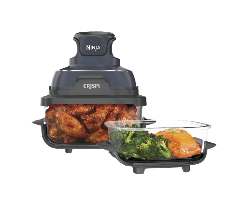 Crispi 4-in-1 Portable Glass Air Fryer Cooking System